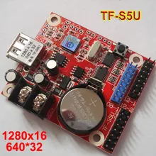 Мини-карта TF-SU P10 Светодиодный дисплей контрольная карта, маленький USB флэш-драйвер контроллер, P10 Светодиодный модуль управления карта