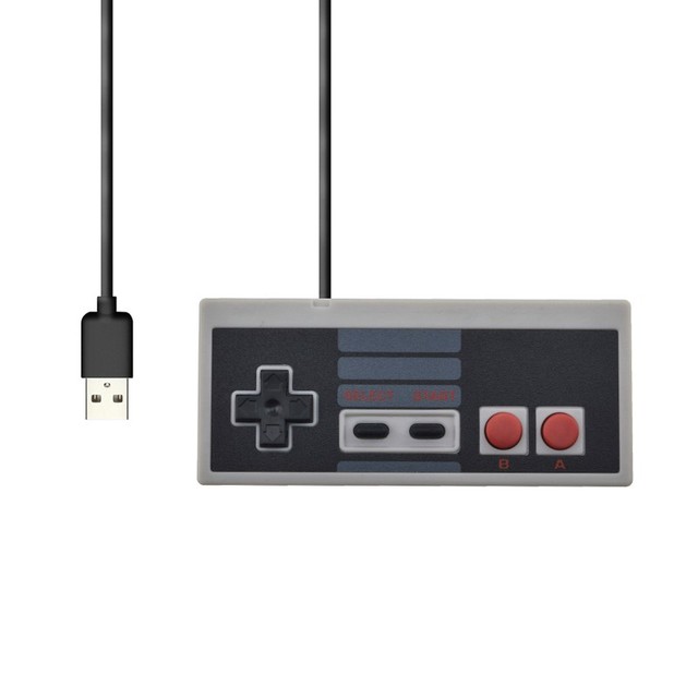 NES Wired USB Controller Gamepad PC/USB/NES Computer Video Games Mando Handle Retro USB For NES Joystick Controle Manette