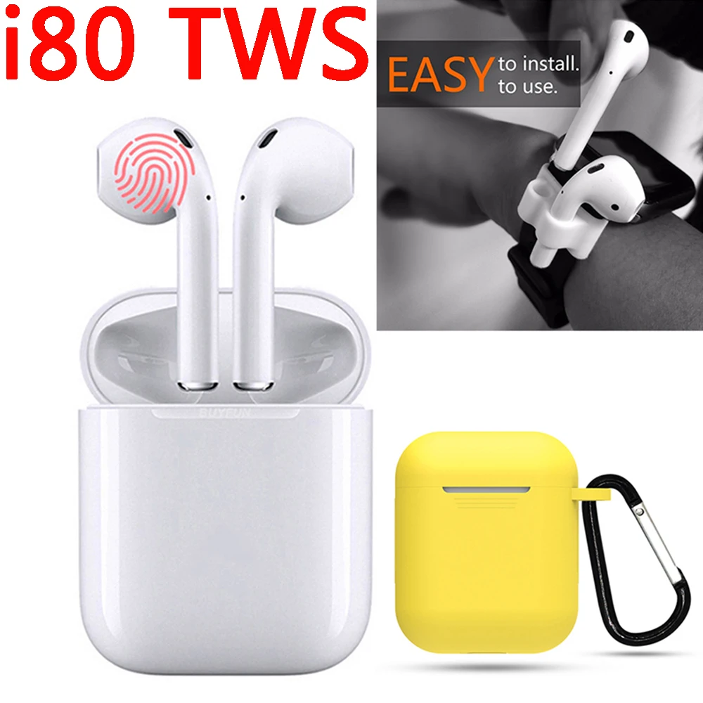 

TWS i80 New 1:1 Replica Pop up wireless earphone touch control bluetooth 5.0 Ear pods for air Ear pk i12 i18 i10 tws i30 i60
