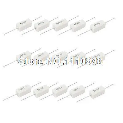 

15 Pcs 4 Ohm 5W Watt Tolerance 5% Axial Cement Power Resistors