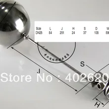 DN25, " из нержавеющей стали поплавок клапан 10 шт./компл., нержавеющей стали поплавок клапан, losestool клапан, туалет клапан