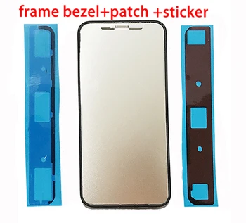 10pcs Bezel Chassis Middle Frame For Apple iPhone X Front Glass 5.8 Touch Screen Lens Outer Panel Cover LCD Display