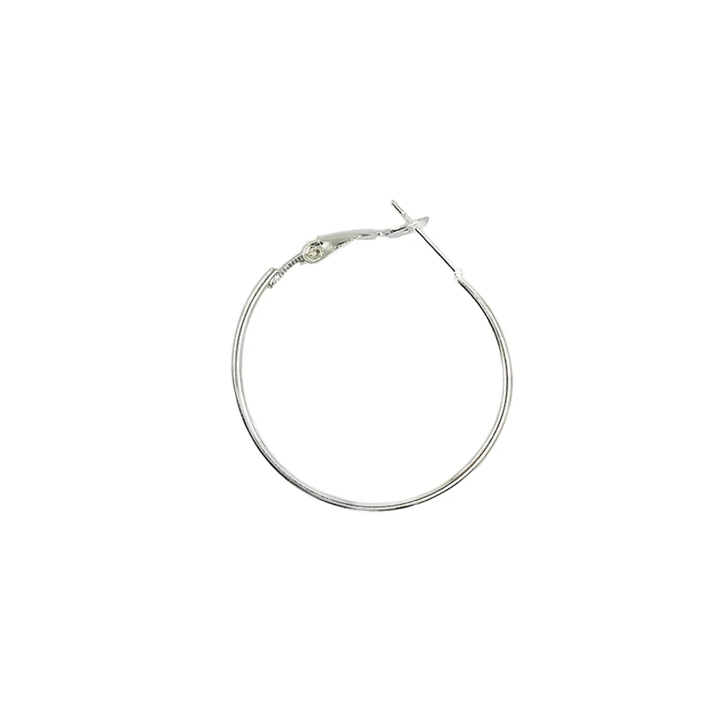 40pcs 50mm Wine Glass Charm Rings Leverback Earring Beading Hoop Party Favor