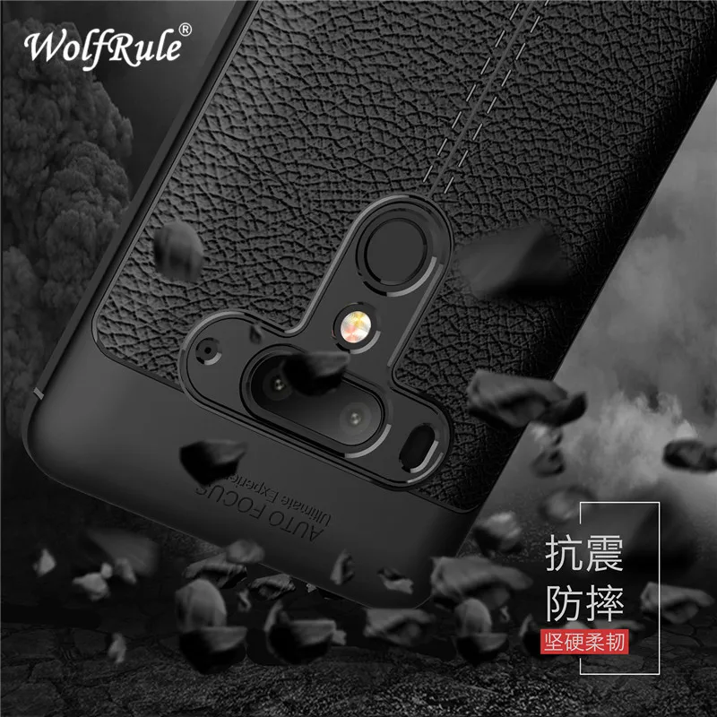 

WolfRule For Case HTC U12 Plus Cover Shockproof Luxury Leather TPU Back Case For HTC U12 Plus Fundas For HTC U12+ Phone Shells