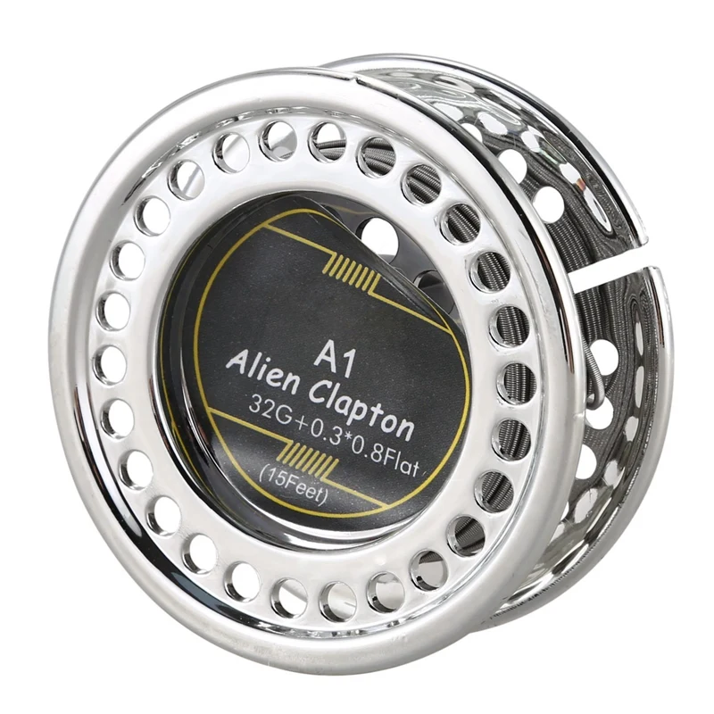 

5M/Roll Flat Alien Clapton Wire 32G+0.3x0.8 For Rda Rba Rebuildable Atomizer Heating Wires Coil Tool Alien Clapton Heating