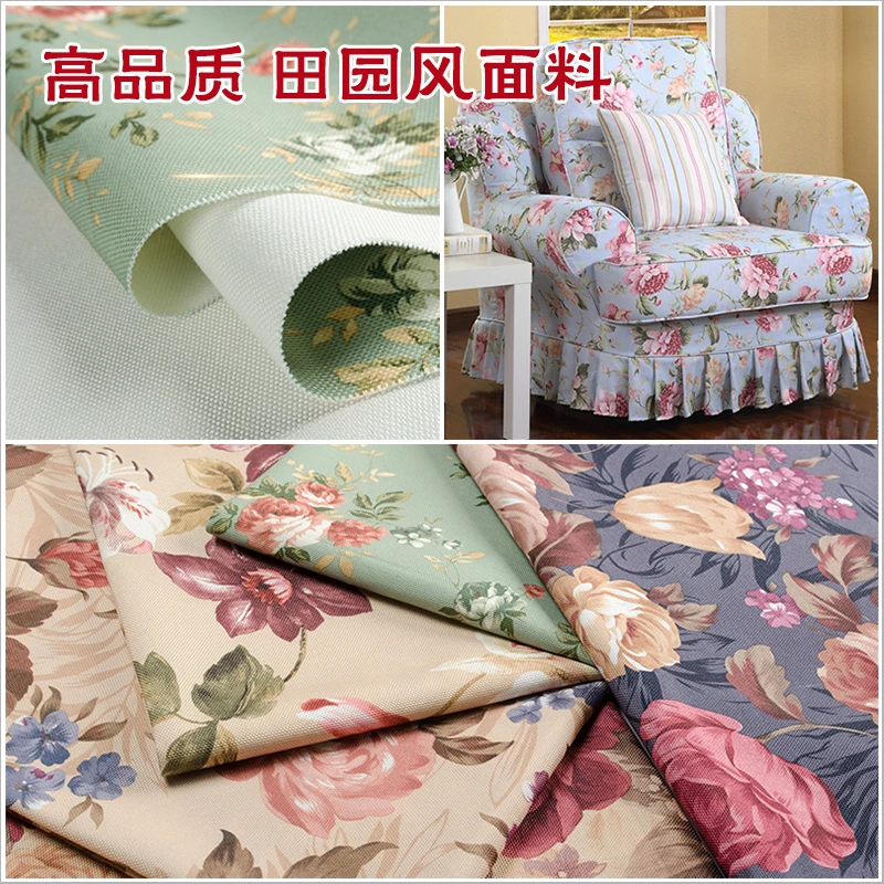 

High-Grade Rural Wind Broken Flower More Smooth Silk Fabric