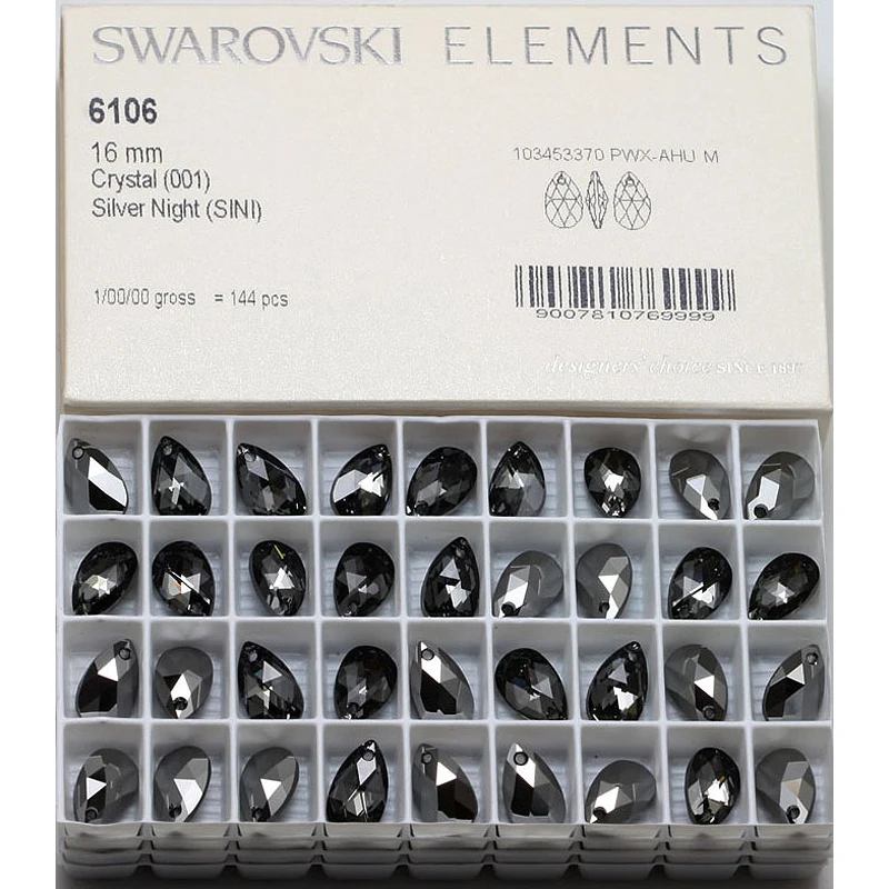 1 шт.) кристалл Swarovski 6106 грушевидный кулон из Австрия свободные бусины Стразы DIY Изготовление ювелирных изделий