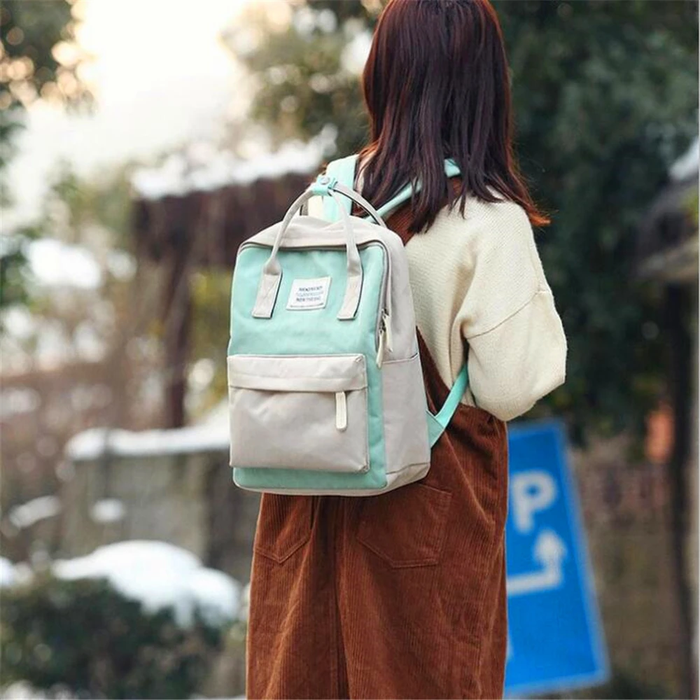 Versión coreana de la original bolso de escuela, los estudiantes de secundaria mochila han versión de la simple bai mochilas familia.| Mochilas| - AliExpress