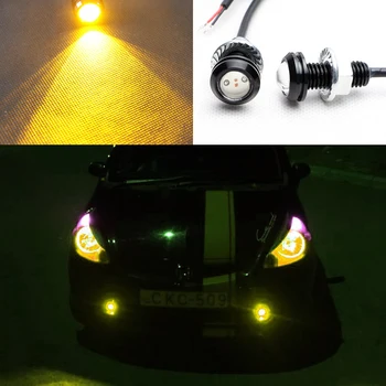 

6W High Power Daytime Running Light 2 x LED DRL Daylight Head Lamp Car Eagle Eye