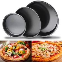 For Sale Online 1Pcs Non-Stick Pizza Stones Pizza Pan Cake Pan Pizza Tool Bakeware Baking Tool Accessories Kitchen Tool 6/8/9/10 inch Cheap