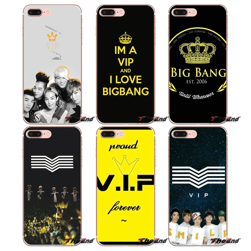 KPOP BIGBANG логотип VIP силиконовый чехол для мобильного телефона samsung Galaxy S2 S3 S4 S5 мини S6