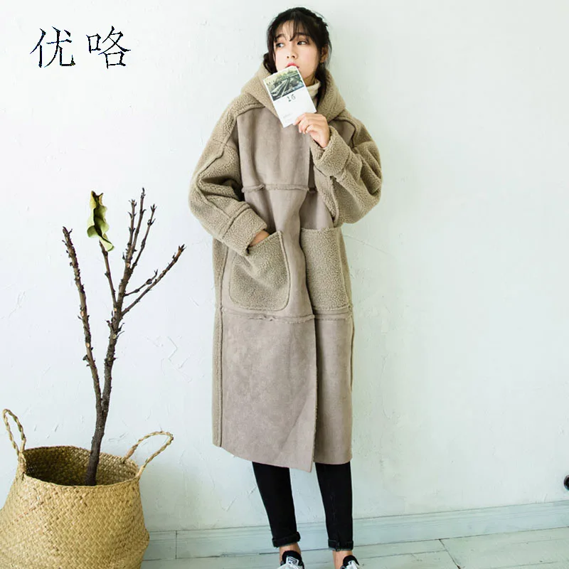 2018 Autumn Winter Fashion Women Faux Suede Jackets Plus