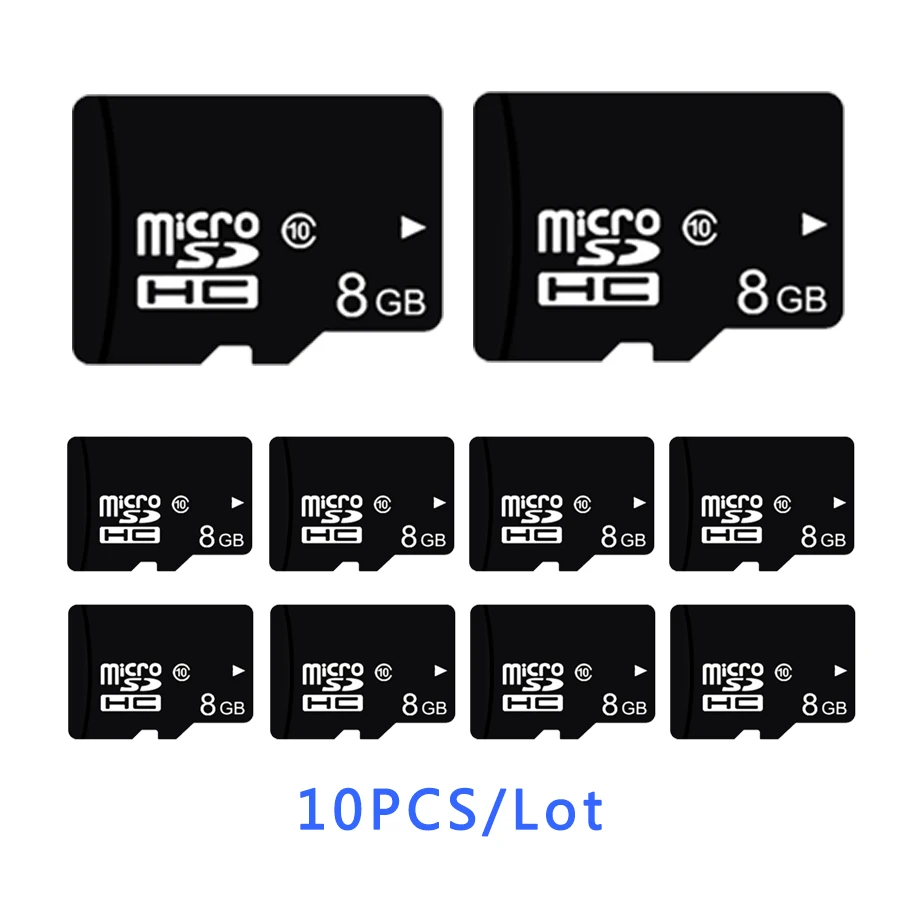 10 шт./партия TF karte 128MB 256MB 1GB 2GB 4GB 8GB Micro Sd карта cle высокоскоростной планшет Micro Sd-karte