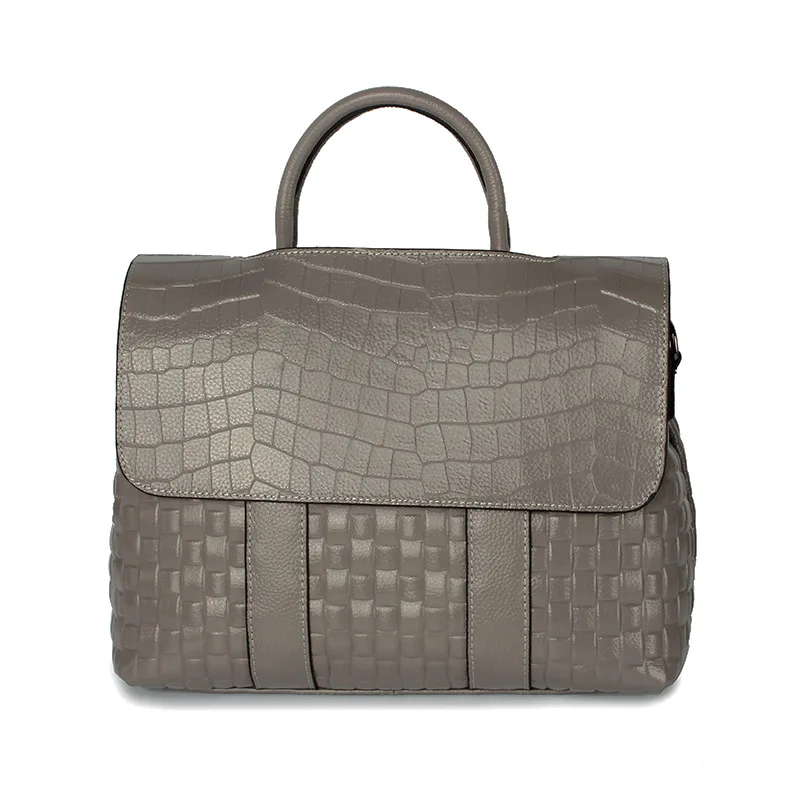 Женская сумка из натуральной кожи с крокодиловым узором|fashion handbag|handbags fashionbags handbags