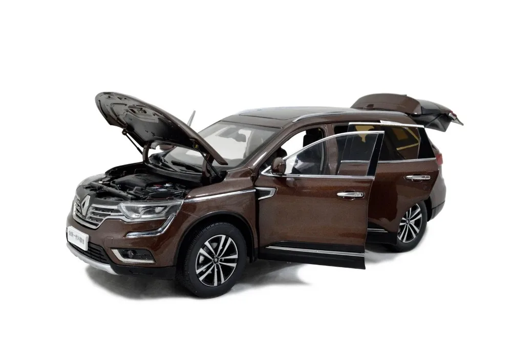 Модель Paudi 1/18 1:18 Масштаб Renault Koleos коричневая литая модель автомобиля Игрушечная модель автомобиля открываются двери