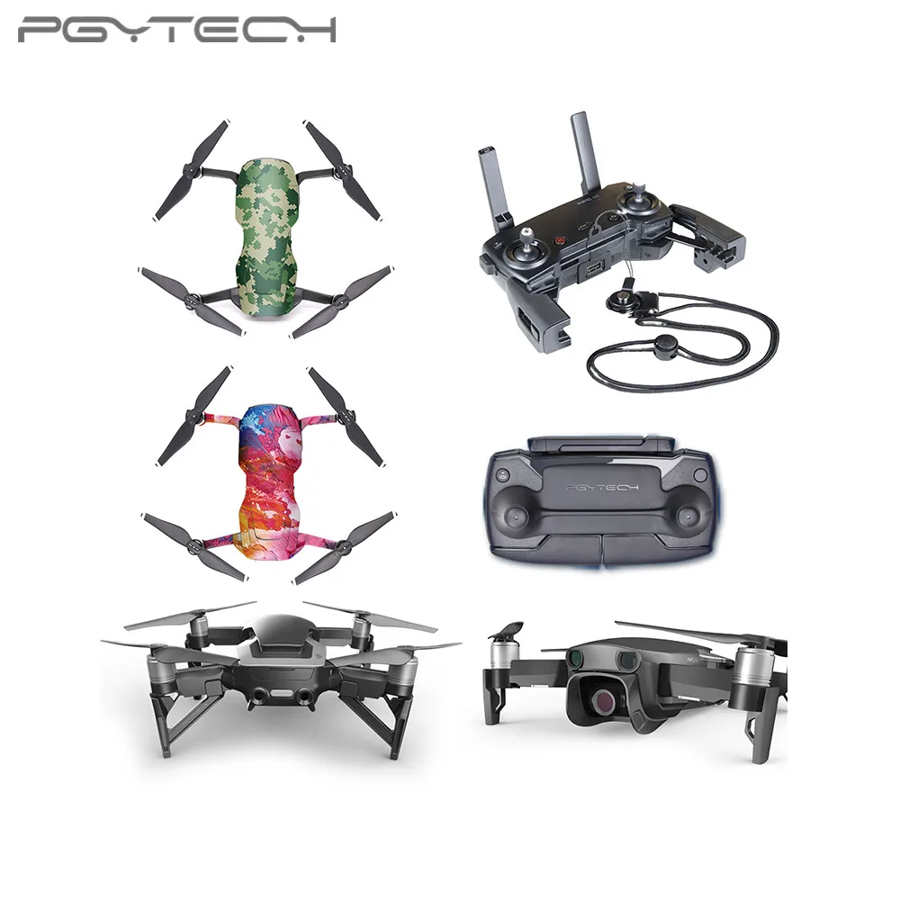 PGYTECH Mavic Air landing gear удлинители бленда для объектива посадочная площадка DJI MAVIC AIR Combo