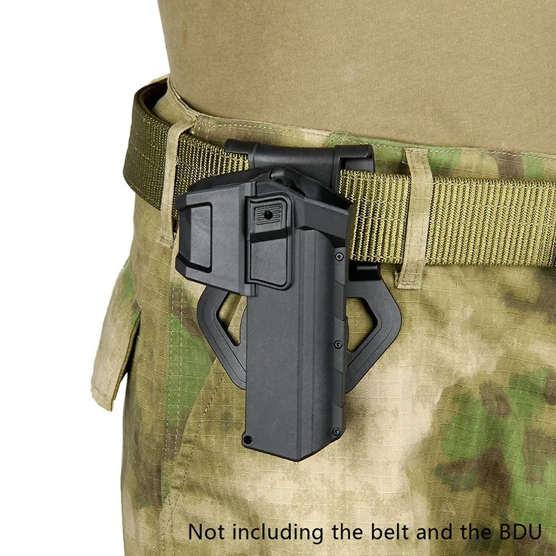 Подвижные пистолетные кобуры для G17 G18 с фонариком или лазерным креплением серии Glock для правой руки