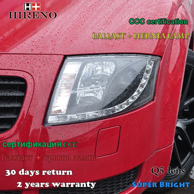 Us 66999 Hireno Car Styling Headlamp For 1999 2006 Audi Tt Headlights Led Headlight Assembly Drl Angel Lens Double Beam Hid Xenon 2pcs In Car Light