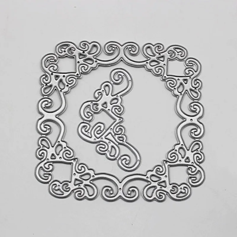 Flower Border Metal Die Cutting Dies Steel Scrapbooking Bordure