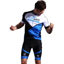Лето г. Pro Team Велонаборы Для мужчин Велосипедный Спорт с короткими рукавами MTB Ciclismo велосипед Майки Комплект комбинезон короткий покрой Велосипедная форма H045