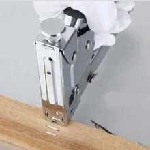 Стороны 3 способ ногтей основных пистолет Мебель Степлер дерево заклепки пистолет комплект Гвоздезабиватели Инструменты