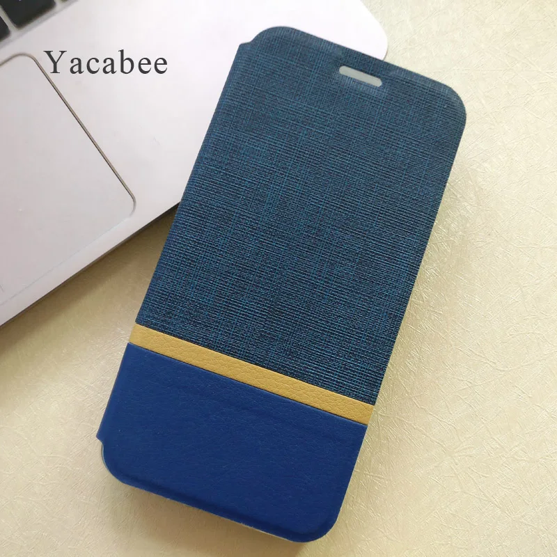 Yacabee For ASUS Zenfone 4 Max ZC554KL Flip Case PU Leather Business Style Full Protection Stand Holder Card Pocket | Мобильные