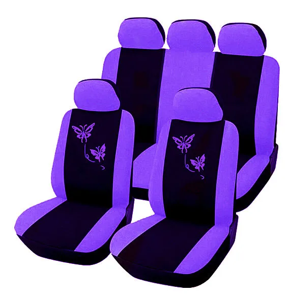 

Butterfly fashion style before and after most of the car seat set luxury cute purple car styling set