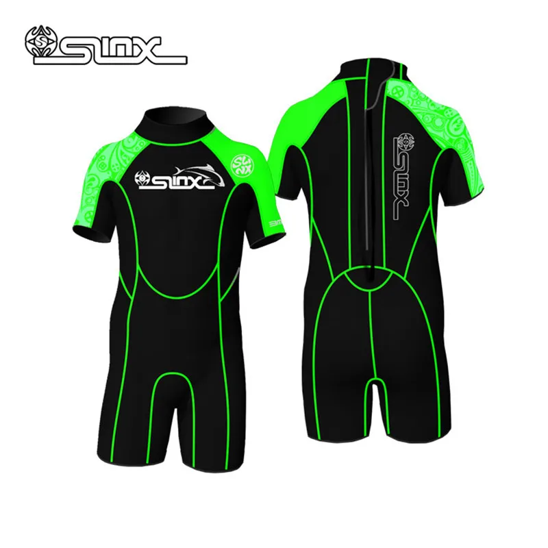 

SLINX 2mm Neoprene Children Kids Wetsuit Scuba Diving Suit Swimming Surfing Snorkeling Body Boarding Water Park Swimwear