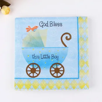 

Sale personalized design table paper napkins tissue patterned cartoon printed birthday wedding party decorative Paint art crafts