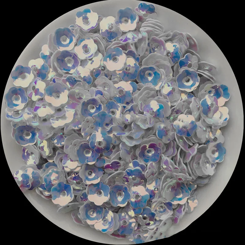 

Concave Sequins Flower Shape Multicolor Shining PVC Sequins for Dress Home Party Wedding Decor Sequin DIY Craft Decor 5/6/8/10mm