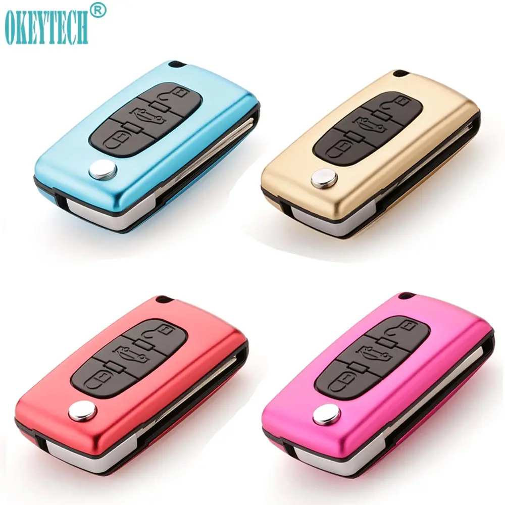 OkeyTech для Citroen C2 C3 C4 C5 C6 C8 PEUGEOT 307 107 207 407 408 автомобильный пульт дистанционного