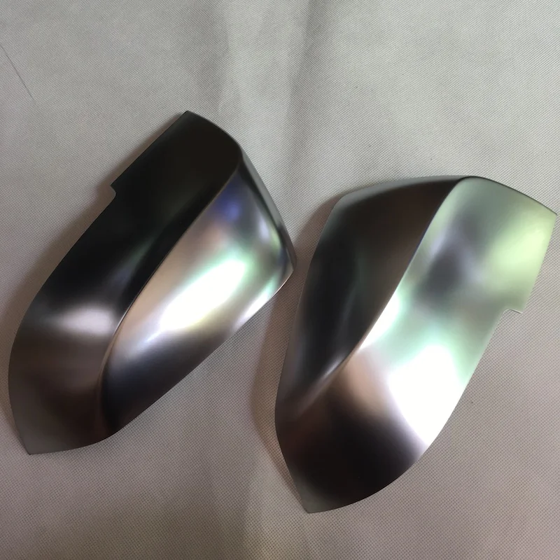 

BODENLA Matt Chrome Mirror Cover Rearview Side Mirror Cap For BMW X1 X5 E53 E60 E87 E90