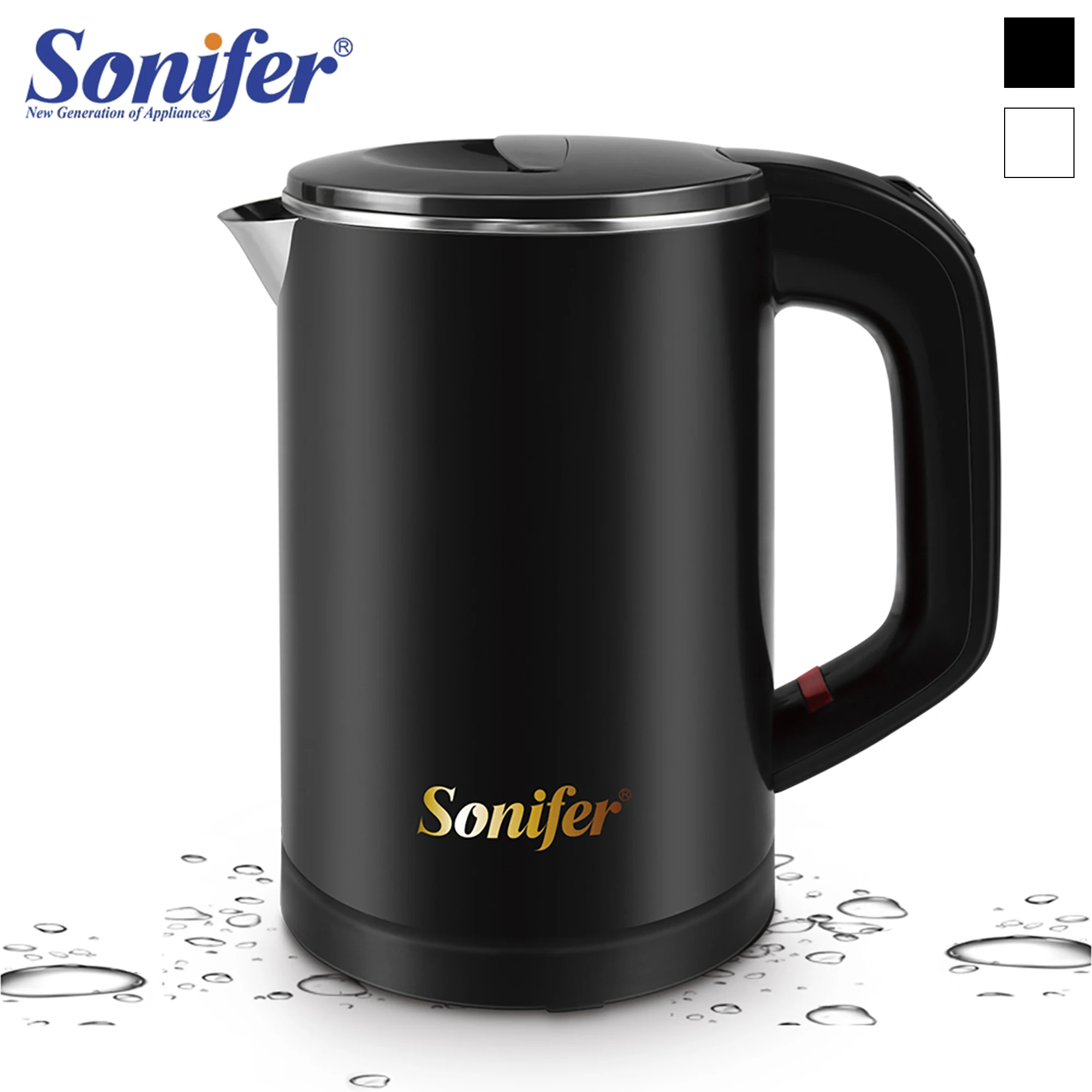 0.6L Travel Kettle Mini Electric Kettle 304 Stainless Steel Cordless Portable 600W Heating Electric Water Boiler Pot Sonifer