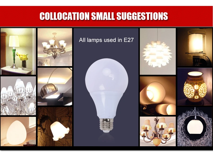 lamparas led e27 B22 LED Bulb 220V 110V 3W 5W 7W 9W 12W 15W 18W real power lampadine led Cold Warm White Led Spotlight bulb