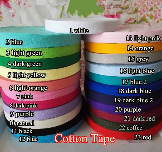 Фартук из твила с елочкой 23 цвета 20 мм x50yard|cotton webbing|sewing stripscotton herringbone webbing |
