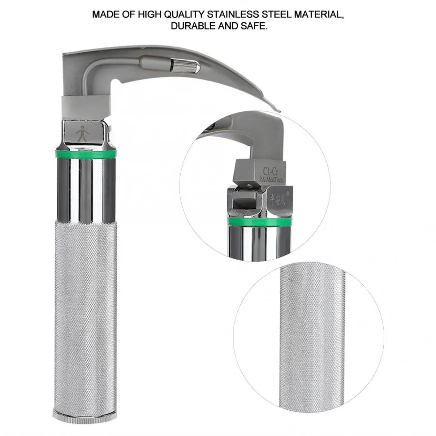 

Stainless Steel Diagnosis Laryngoscope Set Adult Children Throat Detection Tool Diagnosis Tool