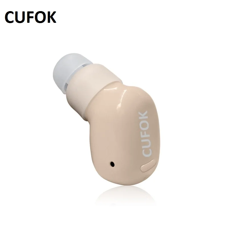 CUFOK Bluetooth наушники Беспроводные спортивные Мини невидимые Гарнитура для режима