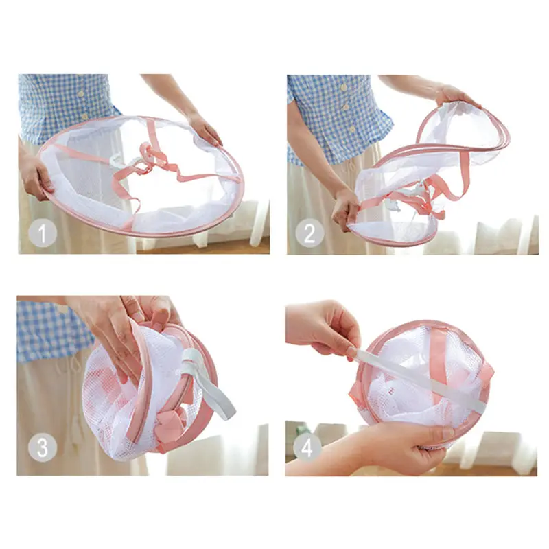 

Multifunction Foldable Drying Racks Mesh Clothes Basket Windproof Laundry Storage Organizer Sweater Underwear Bra Hanging Basket