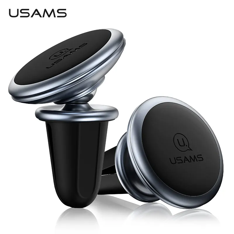

USAMS Magnetic Car Holder for mobile Phone Air Vent Mount Magnet Stand Cell Phone Magnetic Car Phone Holder for Xiaomi Samsung