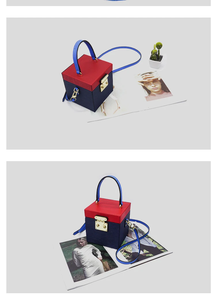 Новая мода Винтаж коробка с декоративным швом на Цвет Для женщин вечерние сумки из натуральной кожи через плечо мини, сумка-почтальон, сумка через плечо, сумочка для девушек с клапаном