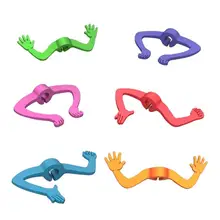 Силиконовые чарады руки форма маркер на стакан для вина питьевой чашки идентификатор Кубок знак(случайный цвет