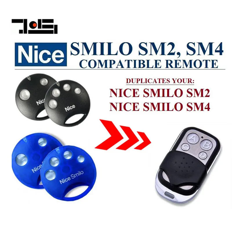 

100 pcs Aftermaket Nice SMILO SM2,SMILO SM4 compatible transmitter DHL shipping