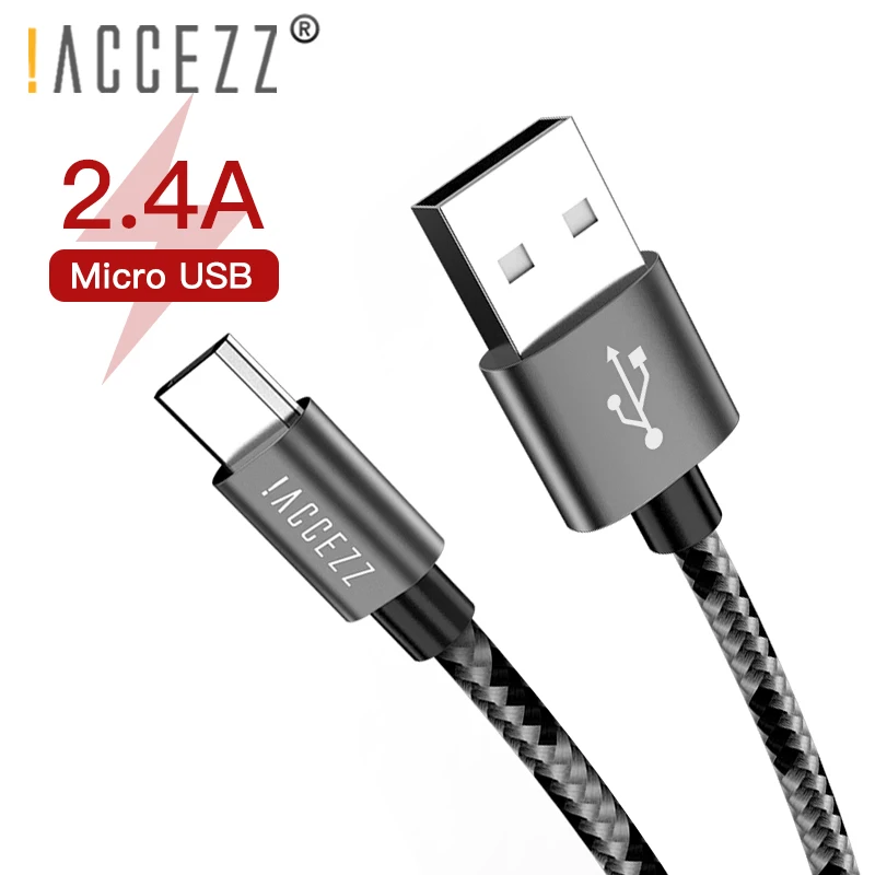 ACCEZZ usb зарядный кабель синхронизации Micro USB для Xiaomi Redmi 4X 4A для samsung Galaxy S7 S6 для huawei Android кабели быстрой зарядки