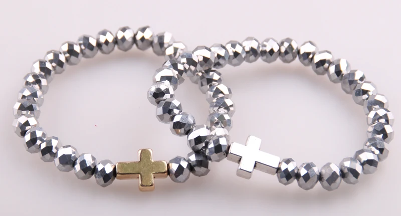 Горячая Распродажа хрустальные бусины женский эластичный браслет|bracelet glass
