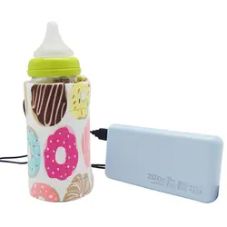Портативная Детская сумка для детской бутылочки, бутылочка для кормления ребенка, теплая изоляционная сумка, USB, грелка для бутылочек с