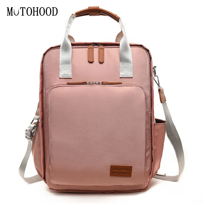 MOTOHOOD Baby Changing Nappy Bag Travel Carry All Diaper Backpack with Insulated Bag Baby Diaper Bag Organizer 392713cm (12)