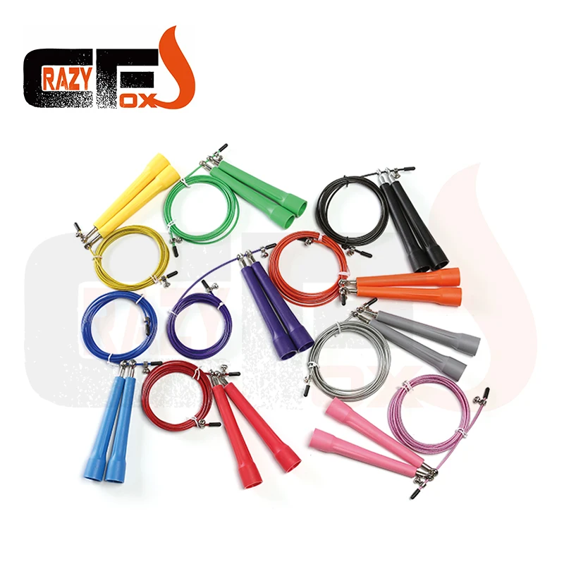 

For Sale / 3 Meters METAL BEARING!! skipping rope / Speed Cable Jump Rope Crossfit MMA Box home gym