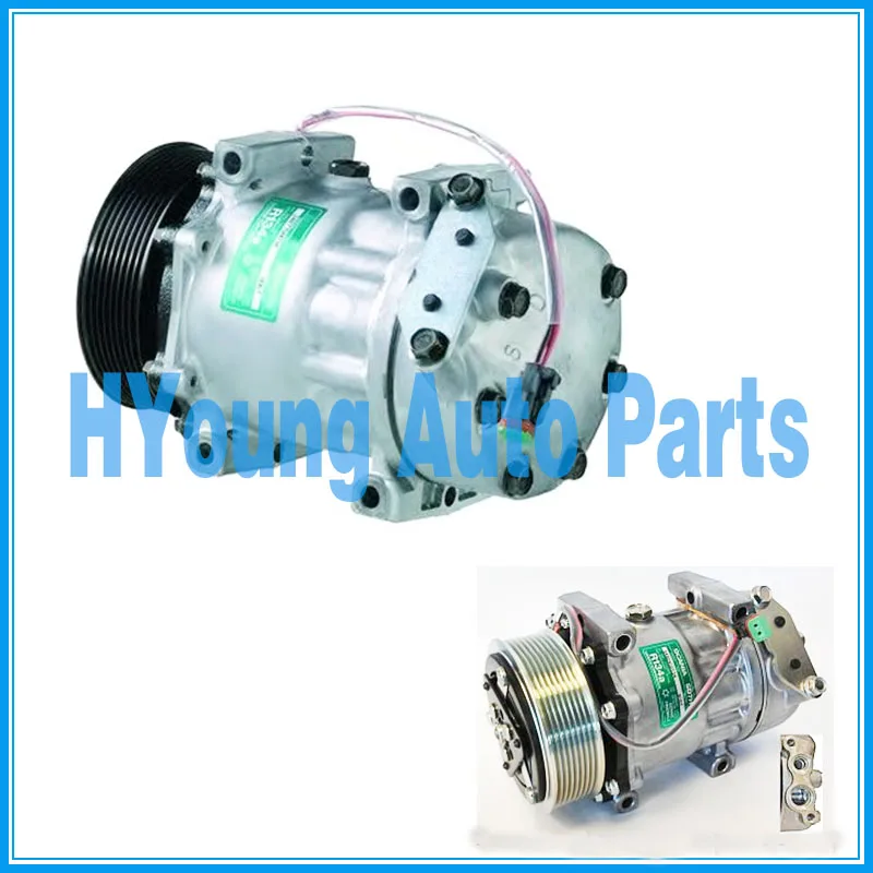 Sanden SD7H15 119mm 24V auto ac Compressor for Scania Truck 1995- 2004 10575186 1376998 1412263