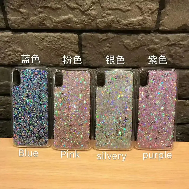 

Gypsophila Sparkle colorful gold foil phone case For iPhoneX Xr Xs Max Cover For iphone6 6s Plus 8 Plus 7 Plus Soft drop shell