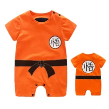 YiErYing детская одежда Новинка для новорожденных; комбинезоны «Жемчуг дракона», летняя футболка с принтом короткий рукав детский комбинезон хлопок костюм